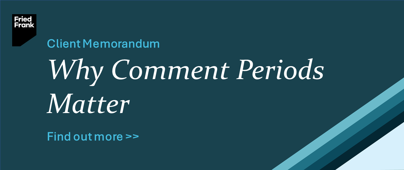Why Comment Periods Matter